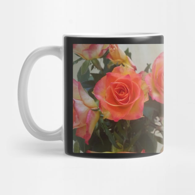 Roses, yellow and pink by TreacleDesigns